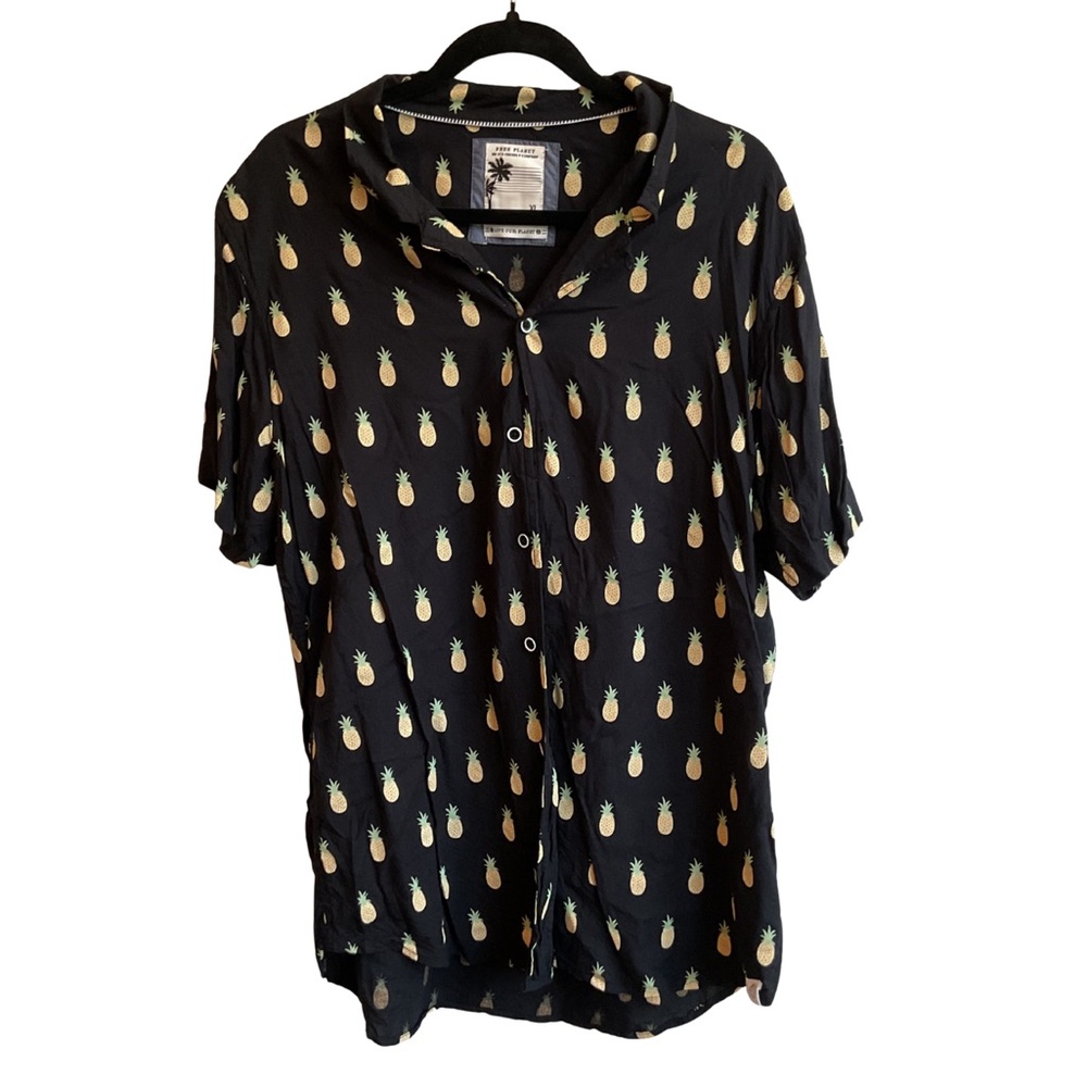 Free Planet Tropical Pineapple Shirt